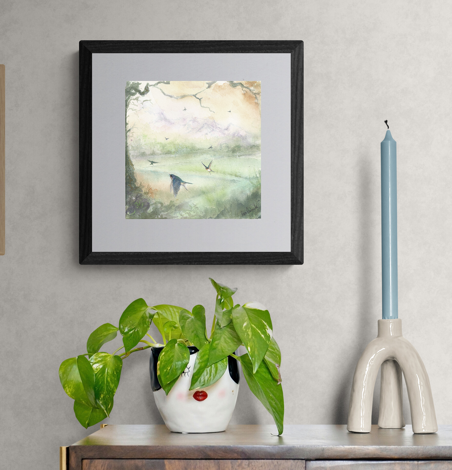 Peaceful Easy Feeling | Original watercolour painting - Original Watercolour Art by Canadian Artist Pamela Paulenko, painting Ontario wildlife