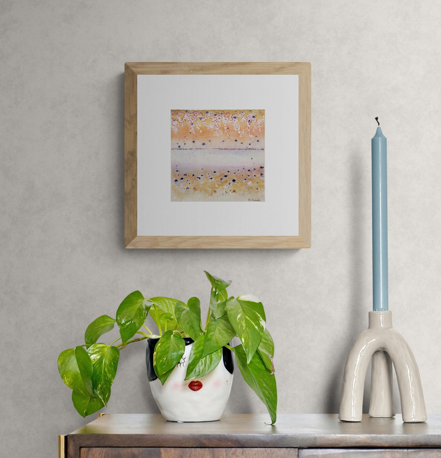 Atlantic Salmon Stages  - Abtract watercolour original painting - Original Watercolour Art by Canadian Artist Pamela Paulenko, painting Ontario wildlife
